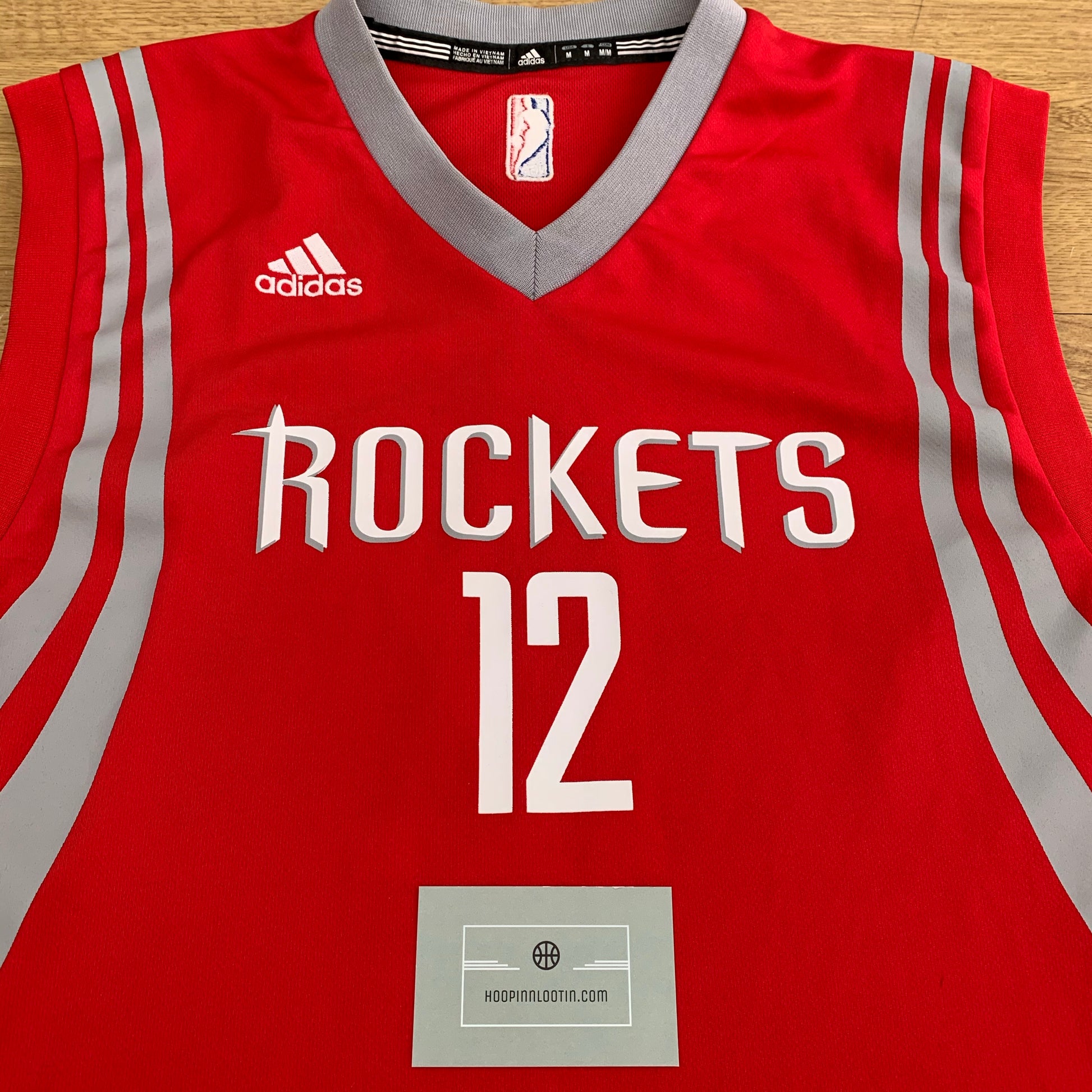 Houston Rockets Adidas NBA Dwight Howard #12 Road Swingman Jersey (red) 