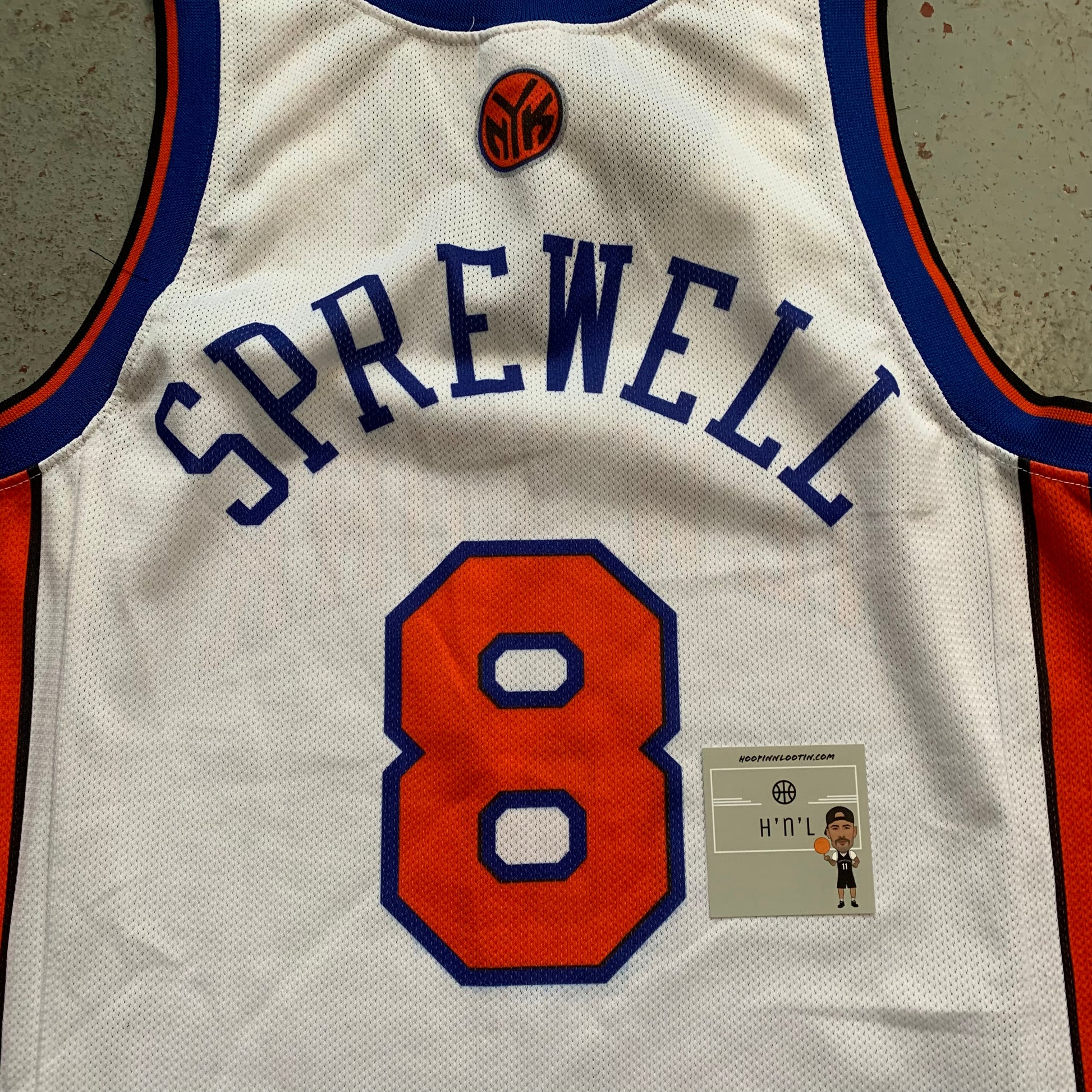 Latrell Sprewell New York Knicks Champion Jersey Hoopin N Lootin