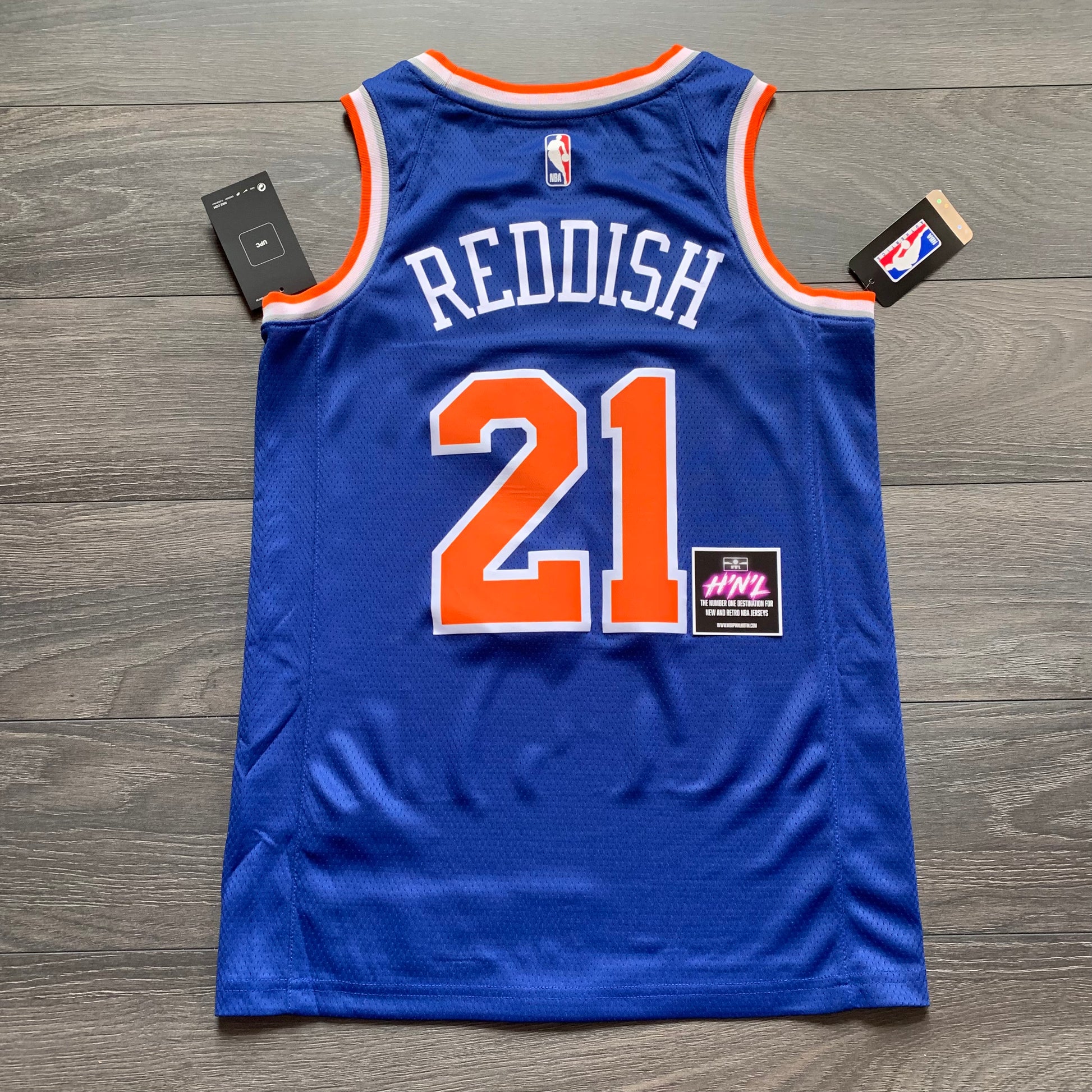 New York Knicks Cam Reddish 21 Blue Icon Edition Jersey 2022-23 Swingman -  Bluefink