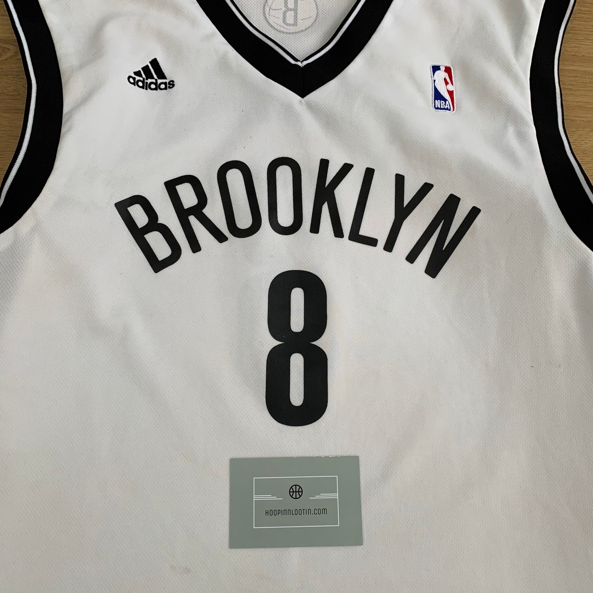 Deron Williams Brooklyn Nets adidas Youth Replica Road Jersey - Black