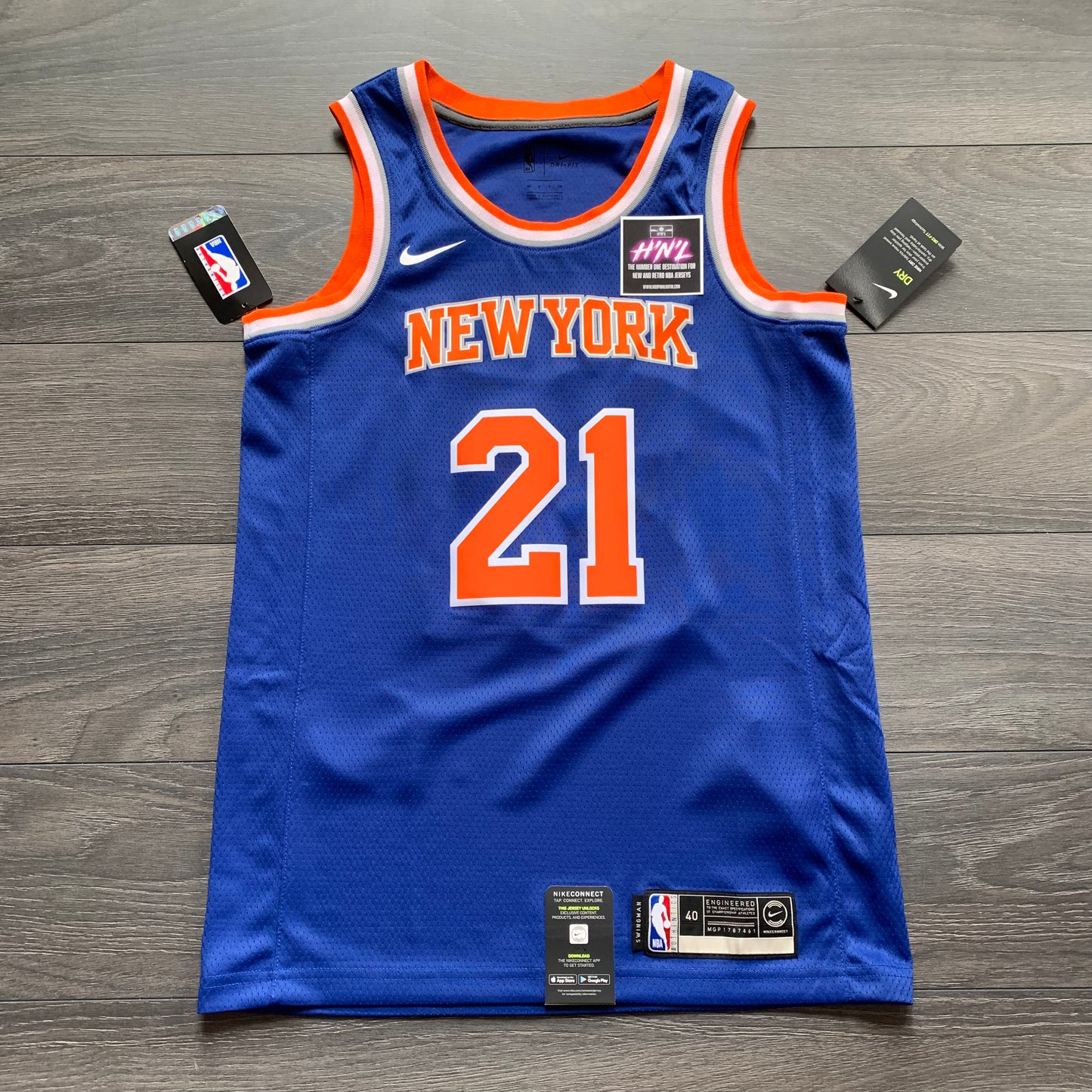 Cam Reddish New York Knicks Icon Edition Nike Jersey